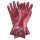 Nitras Chemikalienschutzhandschuhe | rot | PVC | Gr. 10 | Schutzhandschuhe