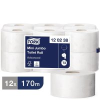 Tork Mini Jumbo Toilettenpapier | 2-lagig | weiß |...