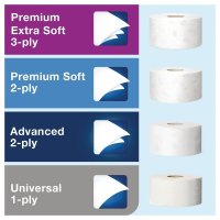 Tork Jumbo Toilettenpapierspender | weiß