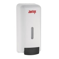 Jantex Seifenspender | weiß | Kunststoff | 1000 ml...