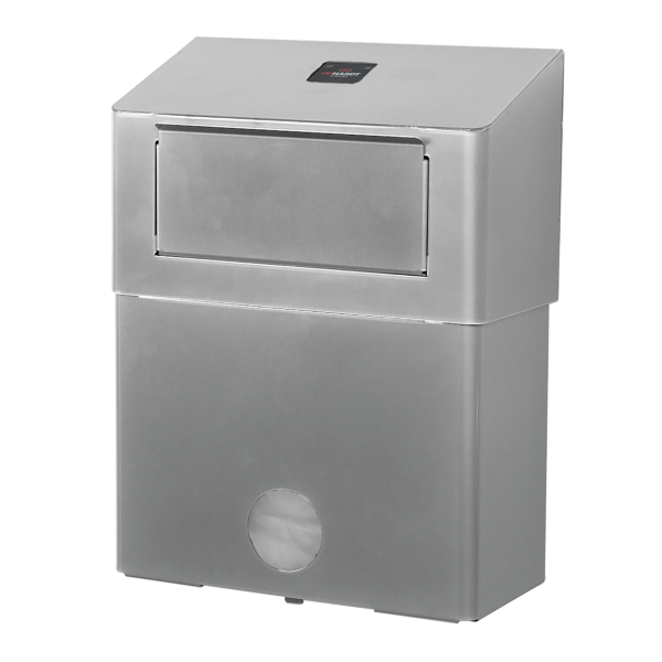 SanTRAL Hygiene-Abfallbehälter - 6 Liter - Edelstahl - Mülleimer