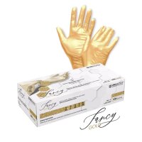 Einweghandschuhe Fancy Gold - puderfrei - Gr. XS - XL - 1000 Nitrilhandschuhe