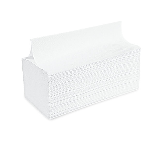 5000 Papierhandtücher - 1-lagig - natur - 25 x 23 cm
