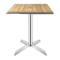 Bolero quadratischer klappbarer Tisch Eschenholz - 1 Bein...