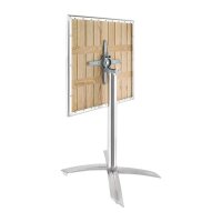 Bolero quadratischer klappbarer Tisch Eschenholz - 1 Bein - 60cm