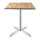 Bolero quadratischer klappbarer Tisch Eschenholz - 1 Bein - 60cm