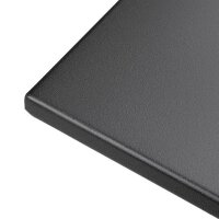 Bolero quadratischer klappbarer Terrassentisch - Stahl - schwarz - 60cm
