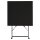 Bolero quadratischer klappbarer Terrassentisch - Stahl - schwarz - 60cm