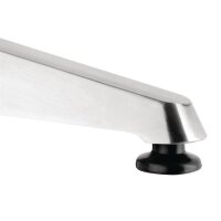 Bolero quadratischer Bistrotisch - Edelstahl - silber -...
