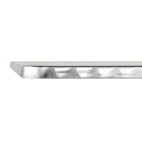 Bolero quadratischer Bistrotisch - Edelstahl - silber - 70 x 70cm