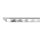 Bolero quadratischer Bistrotisch - Edelstahl - silber - 70 x 70cm