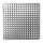 Bolero quadratischer Bistrotisch - Edelstahl - silber - 70 x 70cm