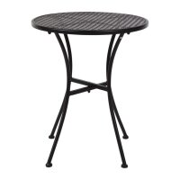 Bolero runder Bistrotisch in schlankem Design - Stahl -...