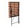 Bolero quadratischer klappbarer Terrassentisch - Holzimitat - 60cm