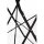 Bolero quadratischer klappbarer Terrassentisch - Holzimitat - 60cm