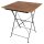 Bolero quadratischer klappbarer Terrassentisch - Holzimitat - 60cm