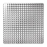 Bolero quadratischer Bistrotisch - Edelstahl - 4 Beine -...