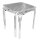Bolero quadratischer Bistrotisch - Edelstahl - 4 Beine - 70cm