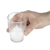 Olympia stapelbare Tumbler 200ml - Glas - 12 Wassergläser