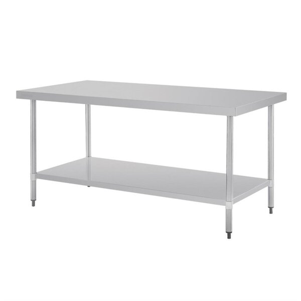 Zubereitungstisch Vogue Central Island -180cm lang - Edelstahl