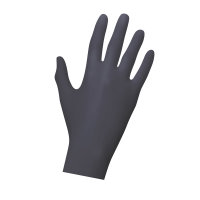 200 Latexhandschuhe Select Black - Gr. M - unsteril - puderfrei - schwarz - Einmalhandschuhe