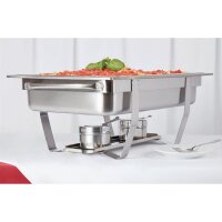 Olympia Milan Chafing-Dish - 4 Speisenbehälter - Edelstahl