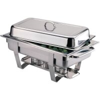 Olympia Milan Chafing-Dish - 4 Speisenbehälter - Edelstahl