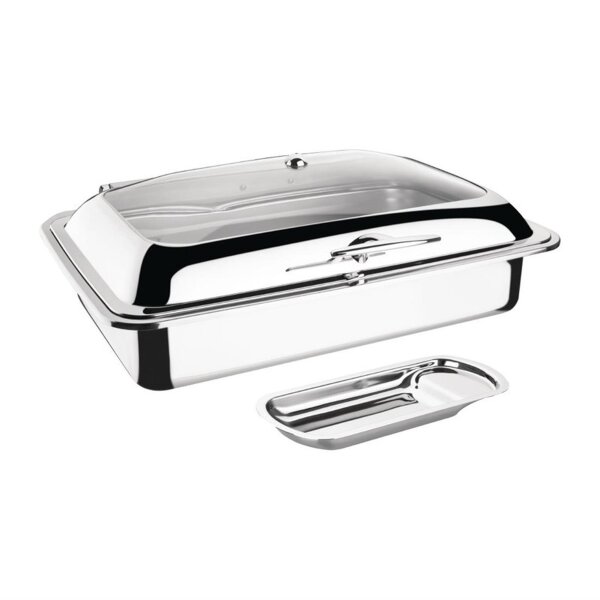 Olympia GN 1/1 Induktions-Chafing-Dish - 1 Speisenbehälter - Edelstahl