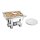 Olympia Milan Chafing-Dish - 1 Speisenbehälter - Edelstahl