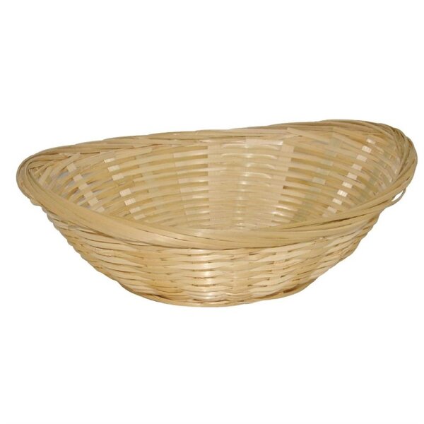 Olympia ovale Brotkörbe Weide - 22,8 x 17,8cm - 12 Körbe