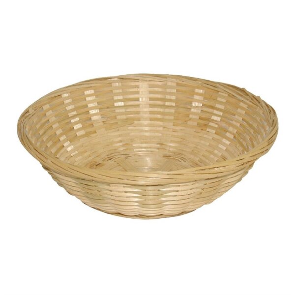 Olympia runde Brotkörbe Weide - 20cm - 12 Körbe