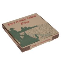 Kompostierbare Pizzakartons mit Gondola Design | 30cm
