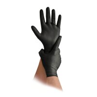 Einweghandschuhe MaiMed Diamond Grip - 500 Nitrilhandschuhe - schwarz - Gr. S - XXL