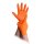 Einweghandschuhe MaiMed Diamond Grip+ - 500 Nitrilhandschuhe - orange - Gr. S - XXL