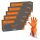 Einweghandschuhe MaiMed Diamond Grip+ - 500 Nitrilhandschuhe - orange - Gr. S - XXL