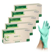 Einweghandschuhe MaiMed Nitril BIO - 1000 Nitrilhandschuhe - grün - Gr. XS - XL
