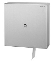 Qbic-Line Großrollenspender MAXI - Toilettenpapierspender - Edelstahl