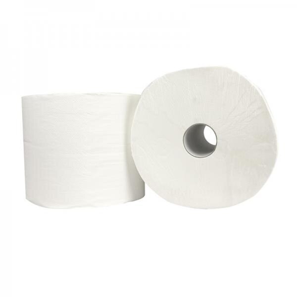 Industrierolle - Zellstoff - 2-lagig - 26,5 cm x 380 Meter - 2 Rollen / ø 32 cm