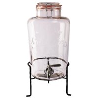Getränkespender Olympia mit Drahtgestell | 8,5L | Glas