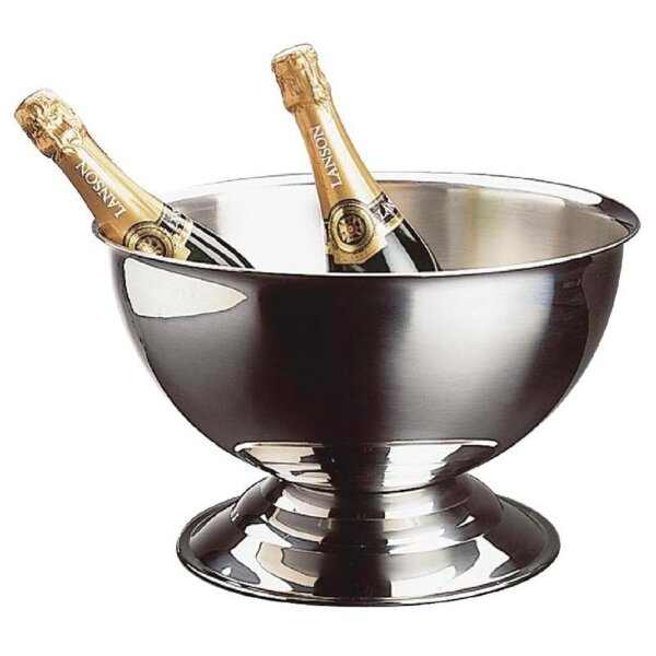 APS Champagnerkühler - 13,5L - Edelstahl - Flaschenkühler