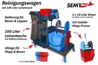 SemyTop Reinigungswagen | Stabiles Fahrgestell |...