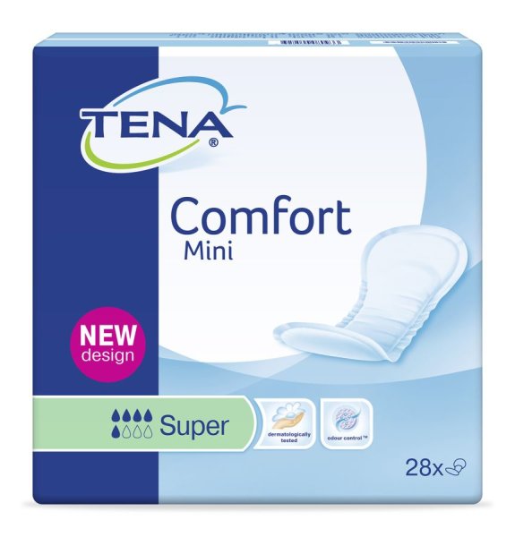 TENA Comfort Mini Super - 6 x 30 Stück - 43 x 20 cm - 180 Vorlagen