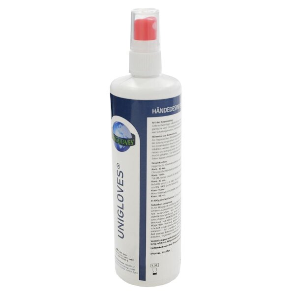 UNIGLOVES Händedesinfektion - 15 x 250 ml - Handdesinfektion