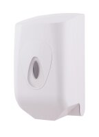 PlastiQline Putzrollenspender MINI - Handtuchspender - Kunststoff - weiß