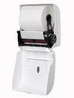 PlastiQline Handtuchrollenspender MINI - Kunststoff - weiß - Handtuchspender