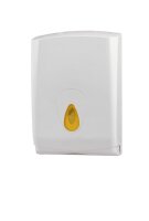 PlastiQline Papierhandtuchspender MIDI - Kunststoff - weiß - Handtuchspender
