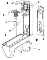 Armhebelspender SD2015 - Kunststoff - 500+1000 ml - Made in Germany