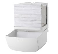 PlastiQline Papierhandtuchspender MINI - Kunststoff - weiß - Handtuchspender