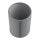 Olympia galvanisierter Besteckbecher - grau - Kunststoff - 6 Becher