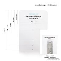 Desinfektionssäule SD100 - Kunststoff -...